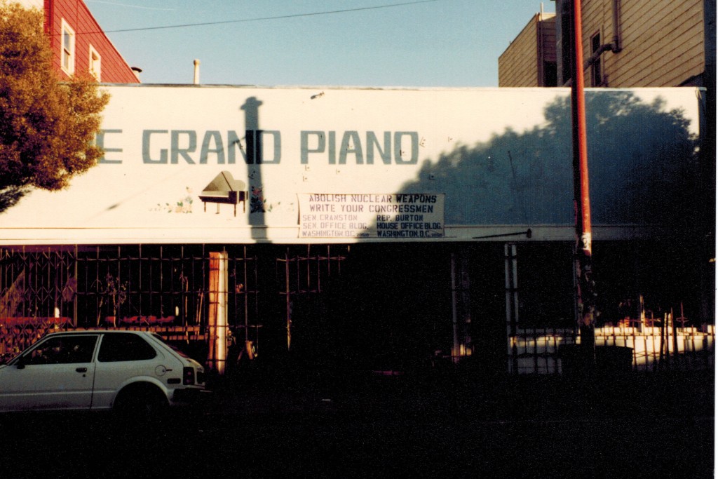 The Grand Piano at 1672 Haight Street