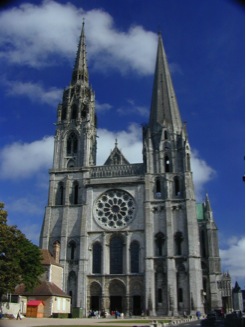 Chartres Cathedral, also known as Cathedral Basilica of Our Lady of Chartres, is a late-medieval Catholic cathedral 