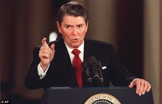 Ronald Reagan 40th president of the USA