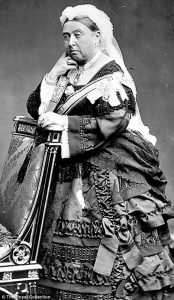 Victoria (Alexandrina Victoria; 24 May 1819 – 22 January 1901) was Queen of the United Kingdom of Great Britain and Ireland from 20 June 1837 until her death. From 1 May 1876, she had the additional title of Empress of India.